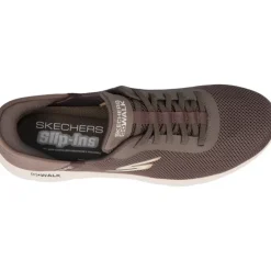 Baskets*Skechers Go Walk Flex Hands Up BRN
